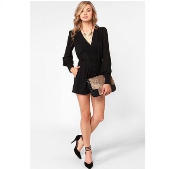 Xhilaration Pants - Xhilaration Black Romper Medium